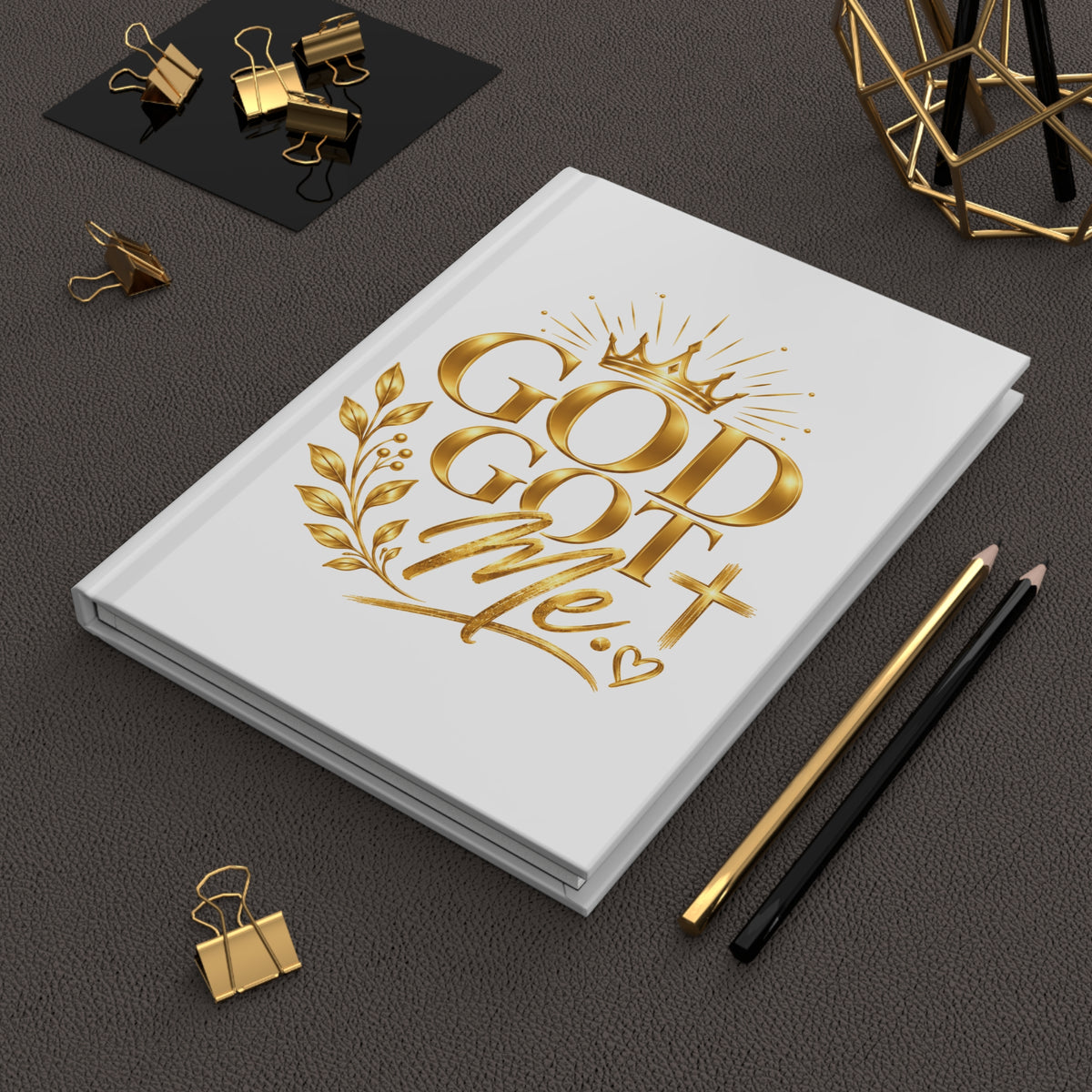 God Got Me Hardcover Journal