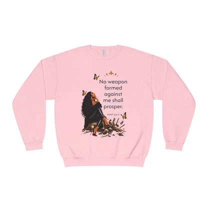 No Weapon Formed Graphic Sweatshirt