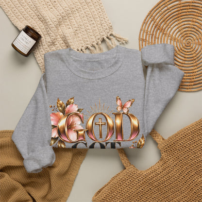 God Got Me Floral Sweatshirt