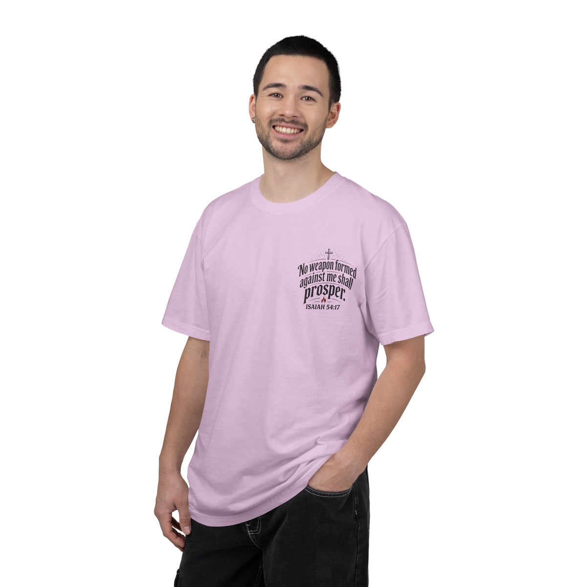 No Weapon Formed Against Me Shall Prosper T‑Shirt