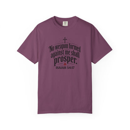 No Weapon Formed Against Me Shall Prosper TShirt