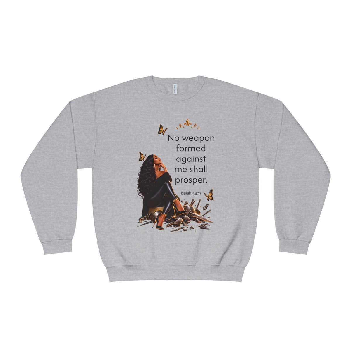 No Weapon Formed Graphic Sweatshirt