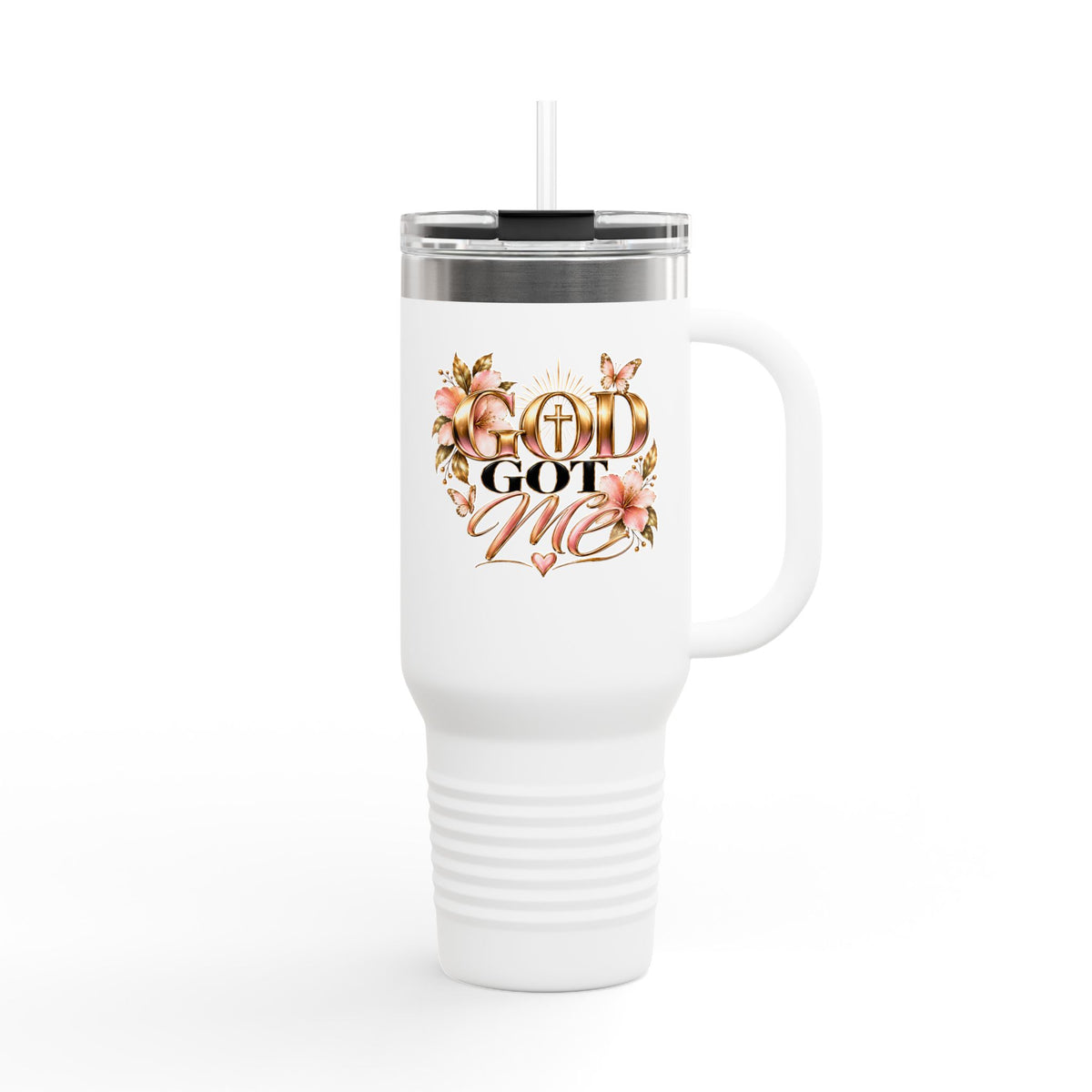 Floral Insulated Travel Mug