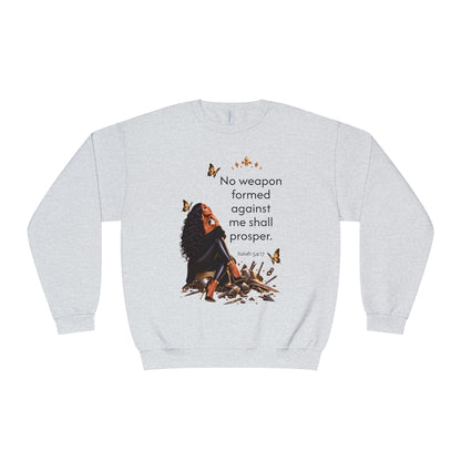 No Weapon Formed Graphic Sweatshirt