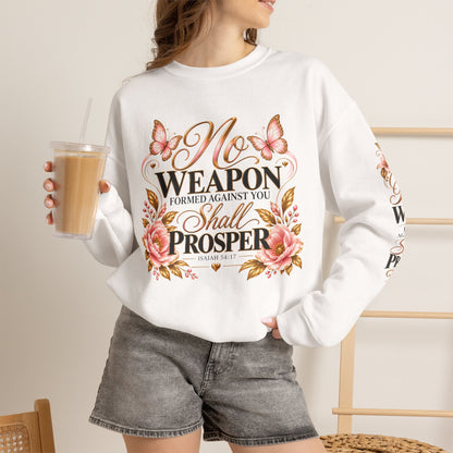 Floral Faith Pullover Sweatshirt