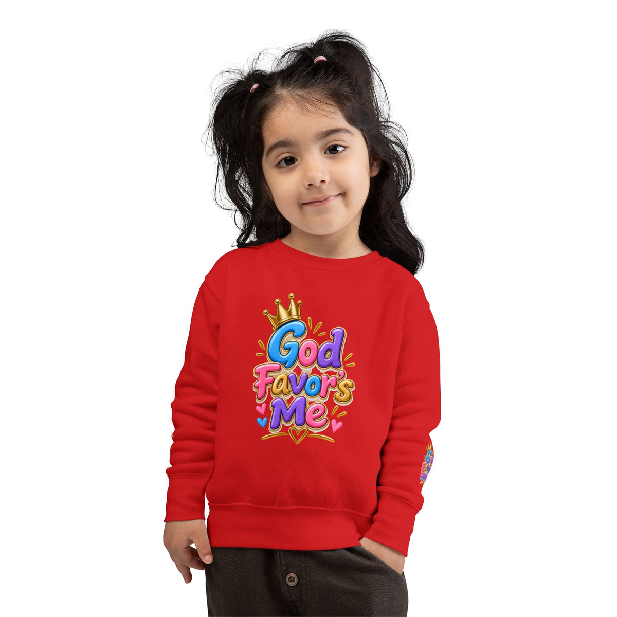 God Favors Me Kids Sweatshirt