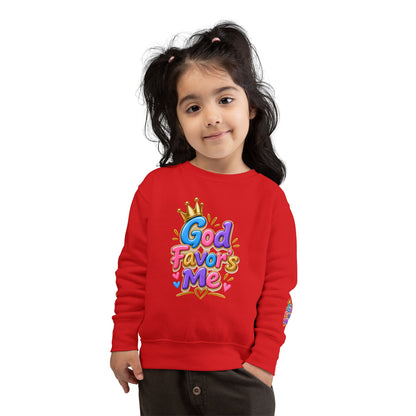 God Favors Me Kids Sweatshirt