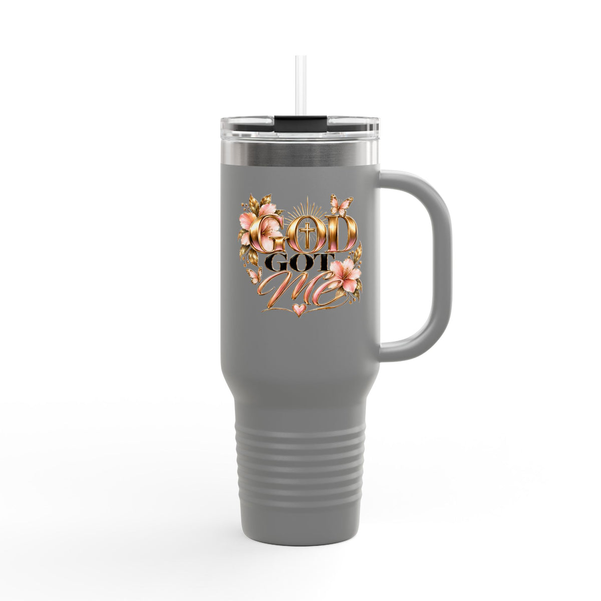 Floral Insulated Travel Mug