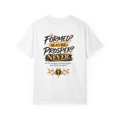 No Weapon Formed Against Me Shall Prosper T‑Shirt