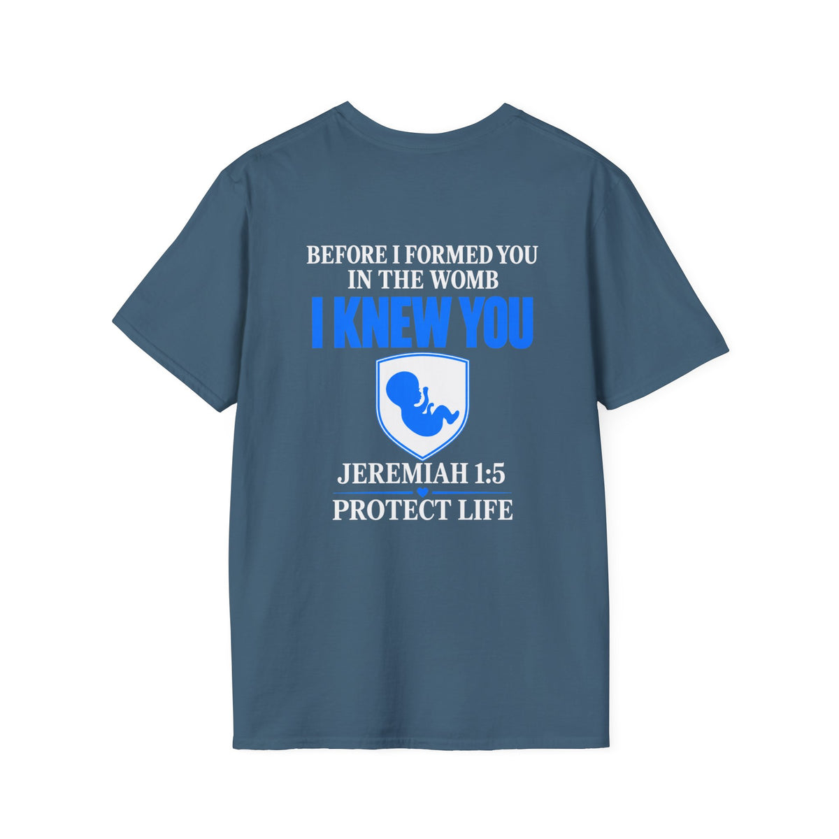 Pregnancy Announcement T-Shirt — "I Knew You" Baby Feet Design