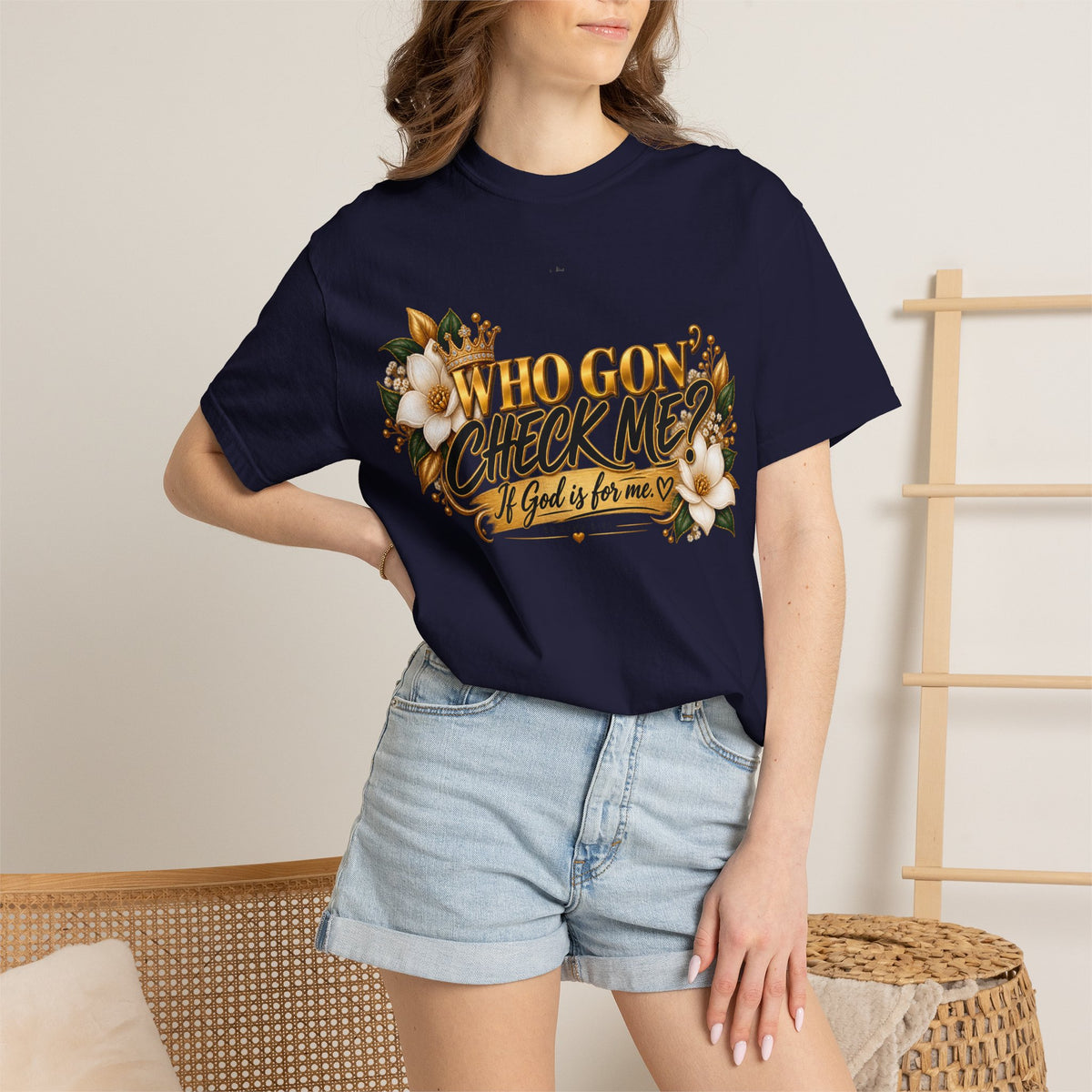 "Who Gon' Check Me?" Tee