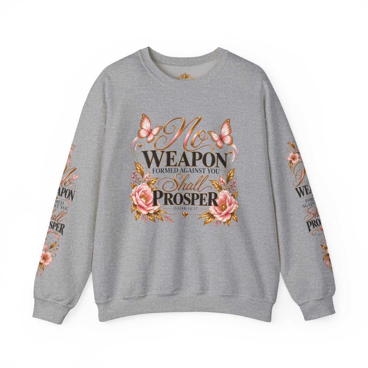 Floral Faith Pullover Sweatshirt