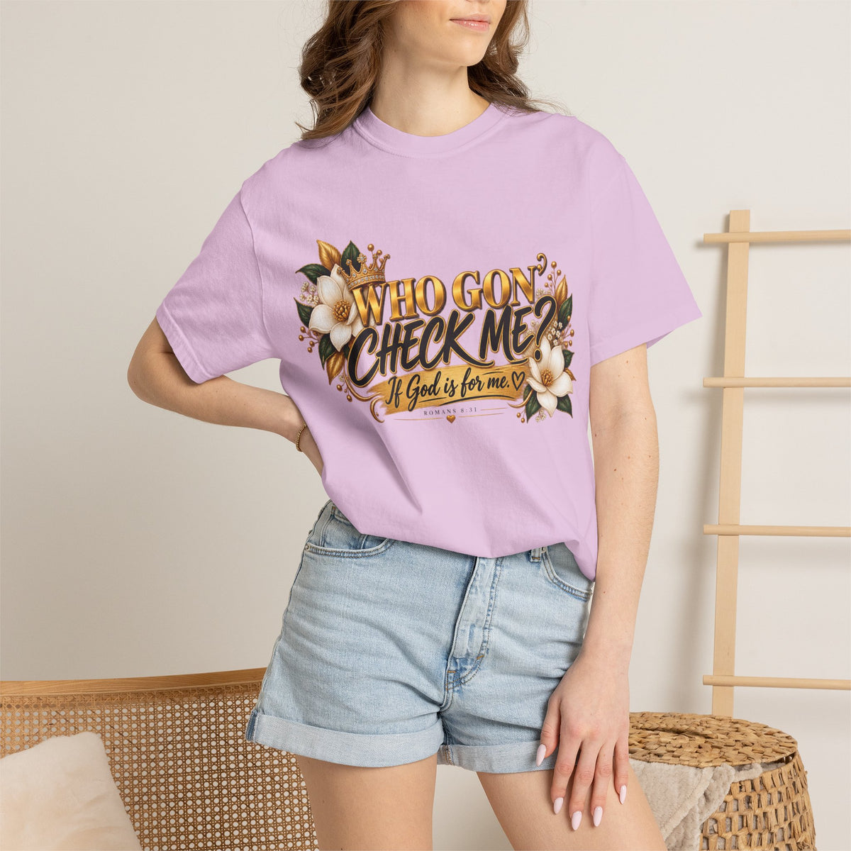 "Who Gon' Check Me?" Tee