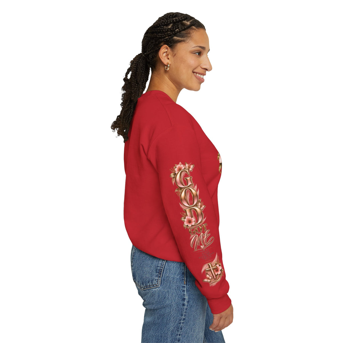 God Got Me Floral Sweatshirt