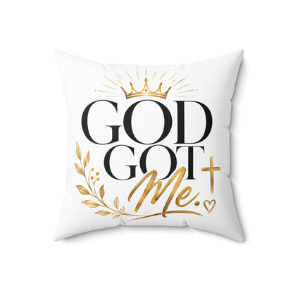 God Got Me Square Pillow