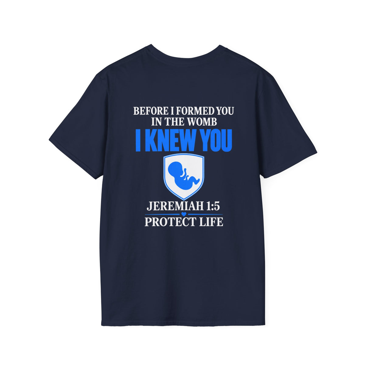 Pregnancy Announcement T-Shirt — "I Knew You" Baby Feet Design