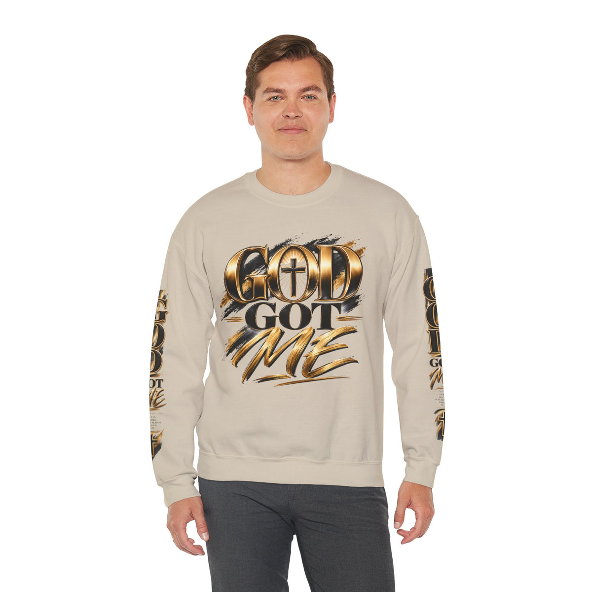 God Got Me Crewneck Sweatshirt