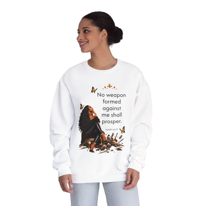 No Weapon Formed Graphic Sweatshirt