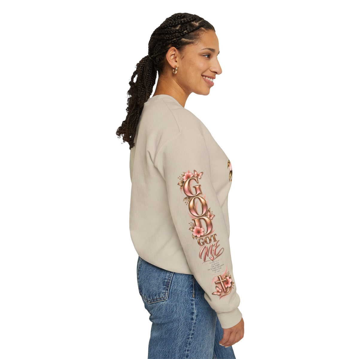 God Got Me Floral Sweatshirt