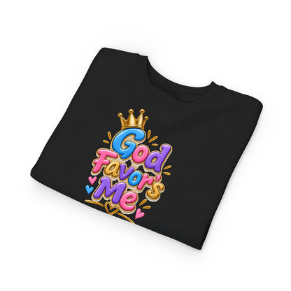 God Favors Me Kids Sweatshirt