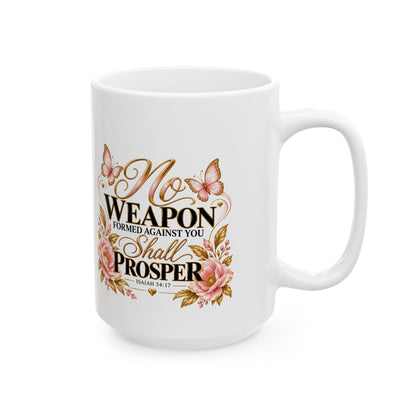 Ceramic Mug - Floral Butterfly Coffee Cup