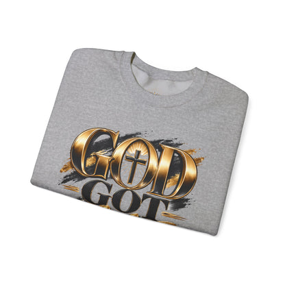 God Got Me Crewneck Sweatshirt