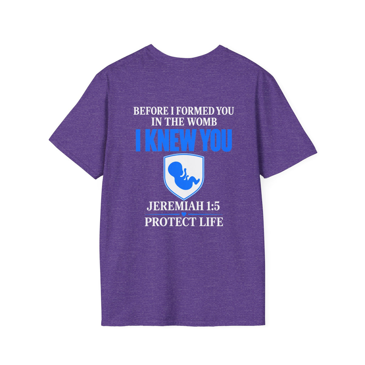 Pregnancy Announcement T-Shirt — "I Knew You" Baby Feet Design