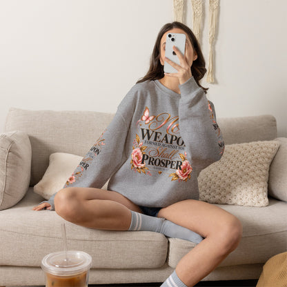 Floral Faith Pullover Sweatshirt