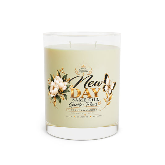 New Day, Same God, Greater Plans Scented Candle
