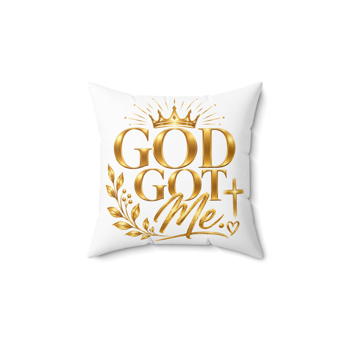 Soft God Got Me Square Pillow