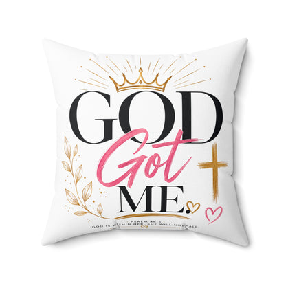 God Got Me Decorative Pillow