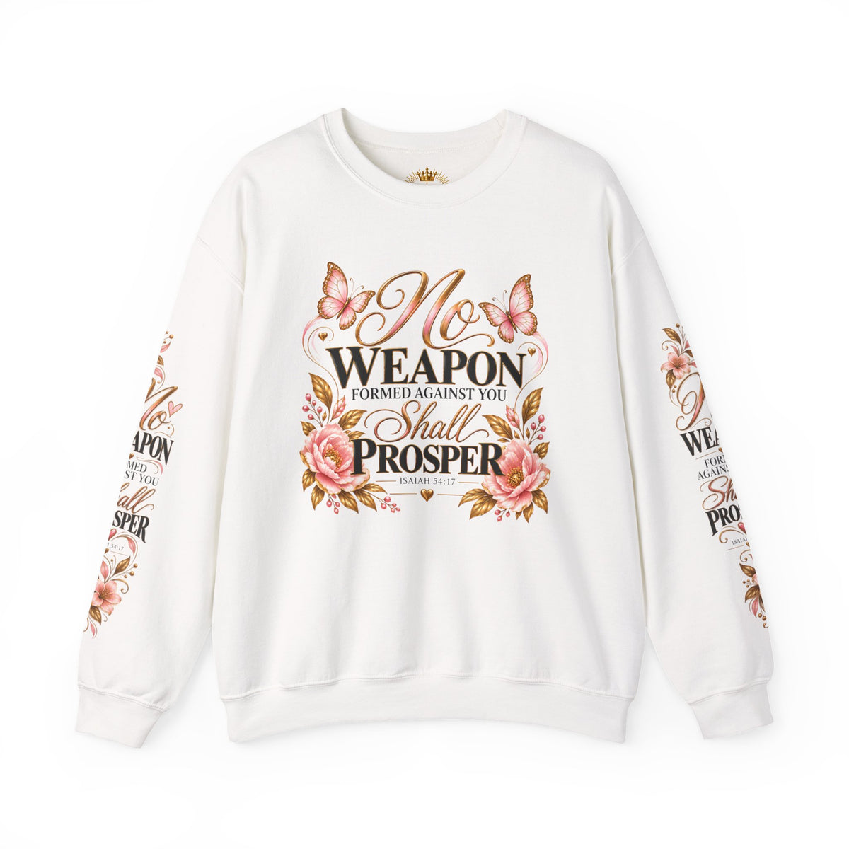 Floral Faith Pullover Sweatshirt