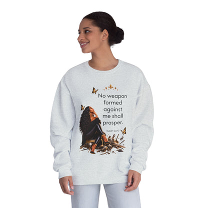 No Weapon Formed Graphic Sweatshirt