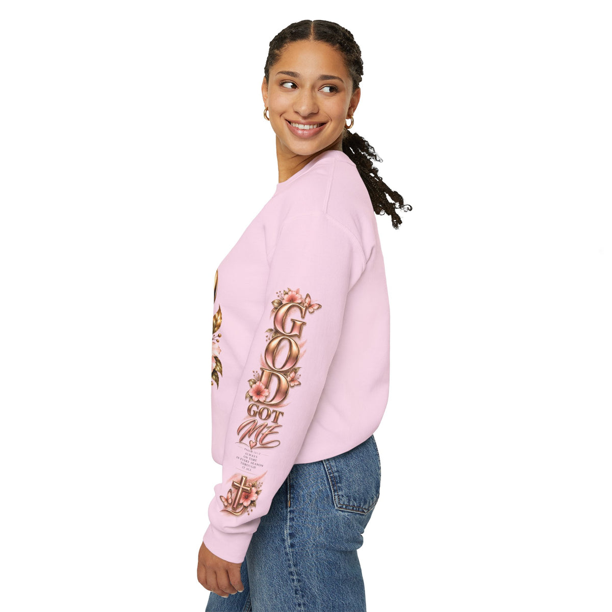 God Got Me Floral Sweatshirt
