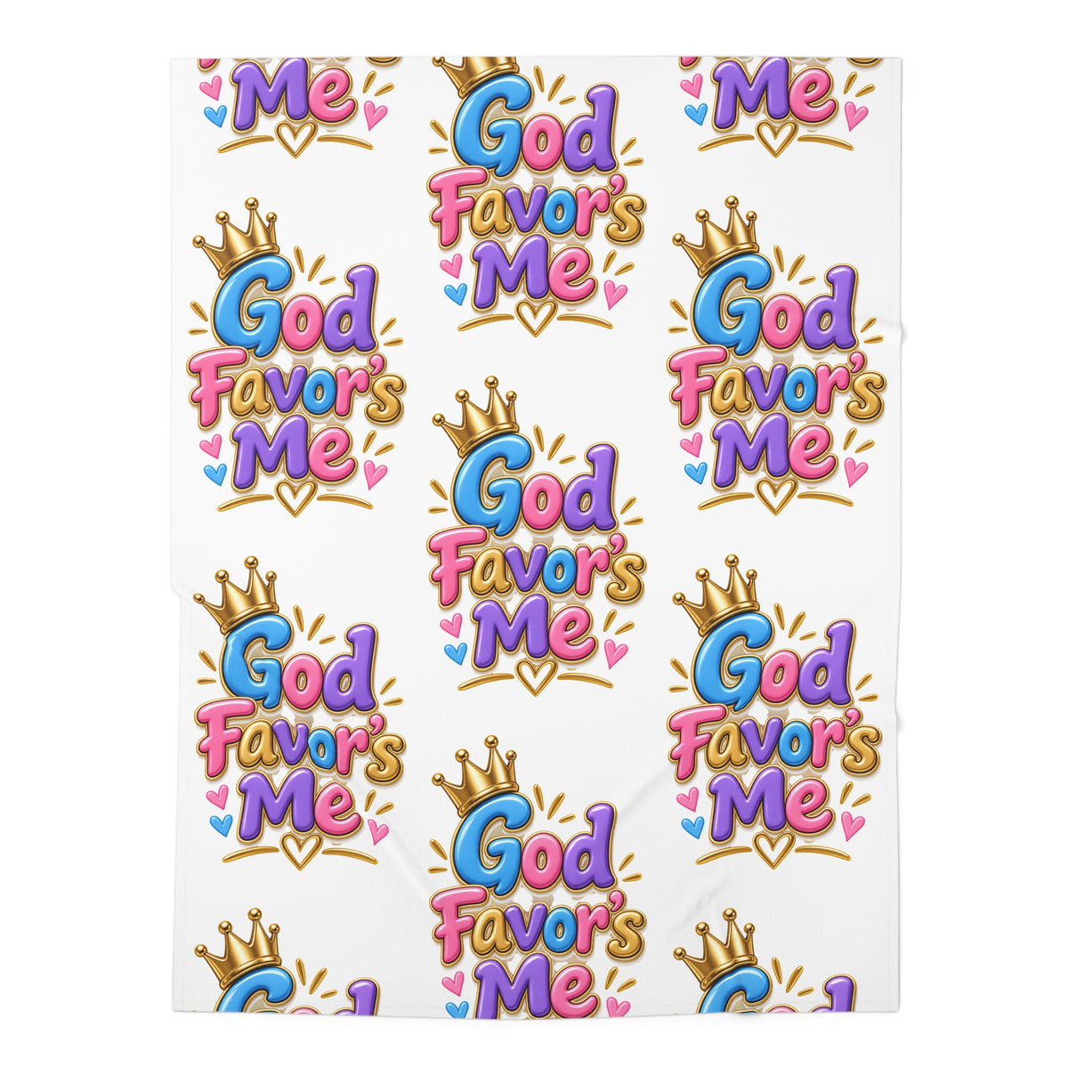 God Favors Me Baby Swaddle Blanket