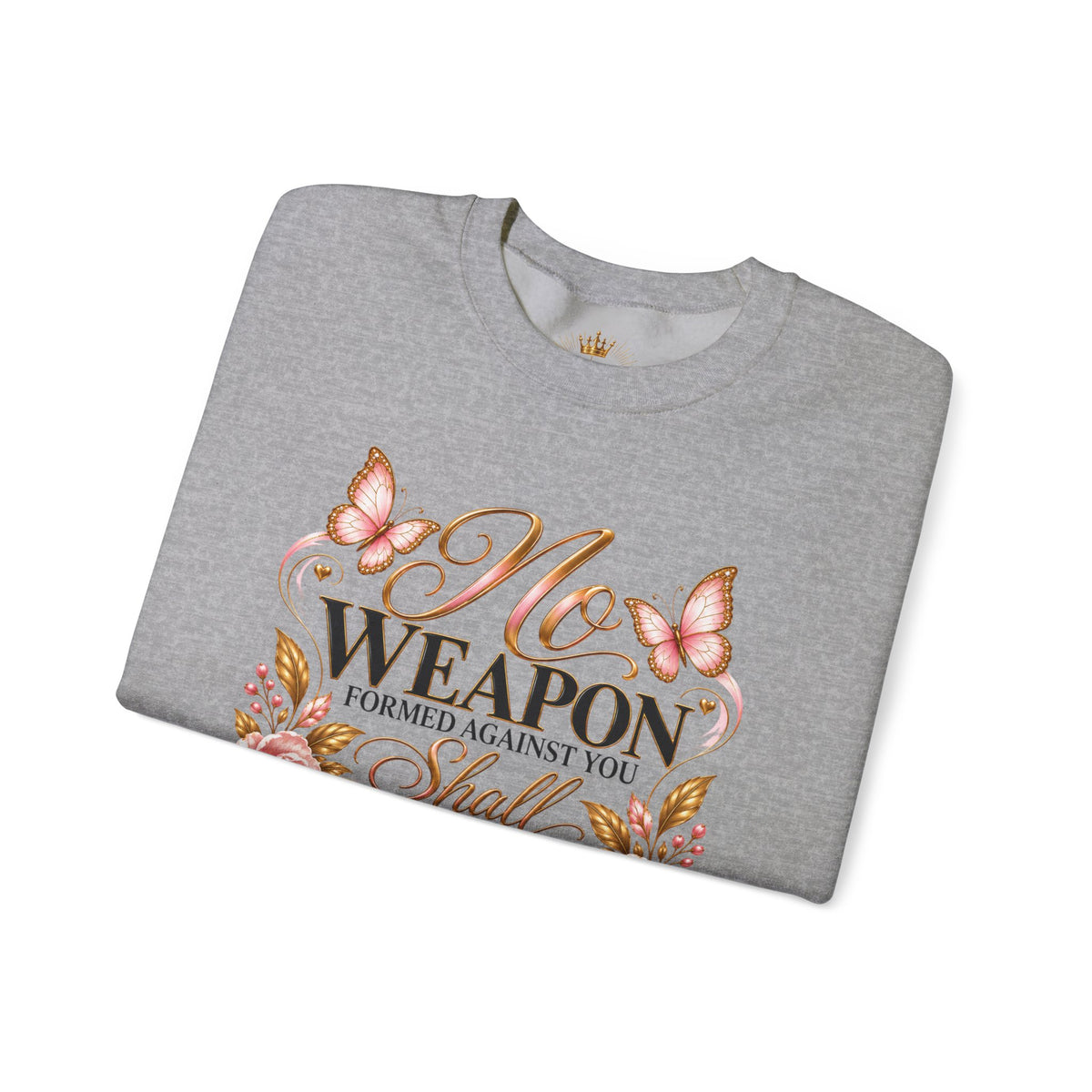 Floral Faith Pullover Sweatshirt