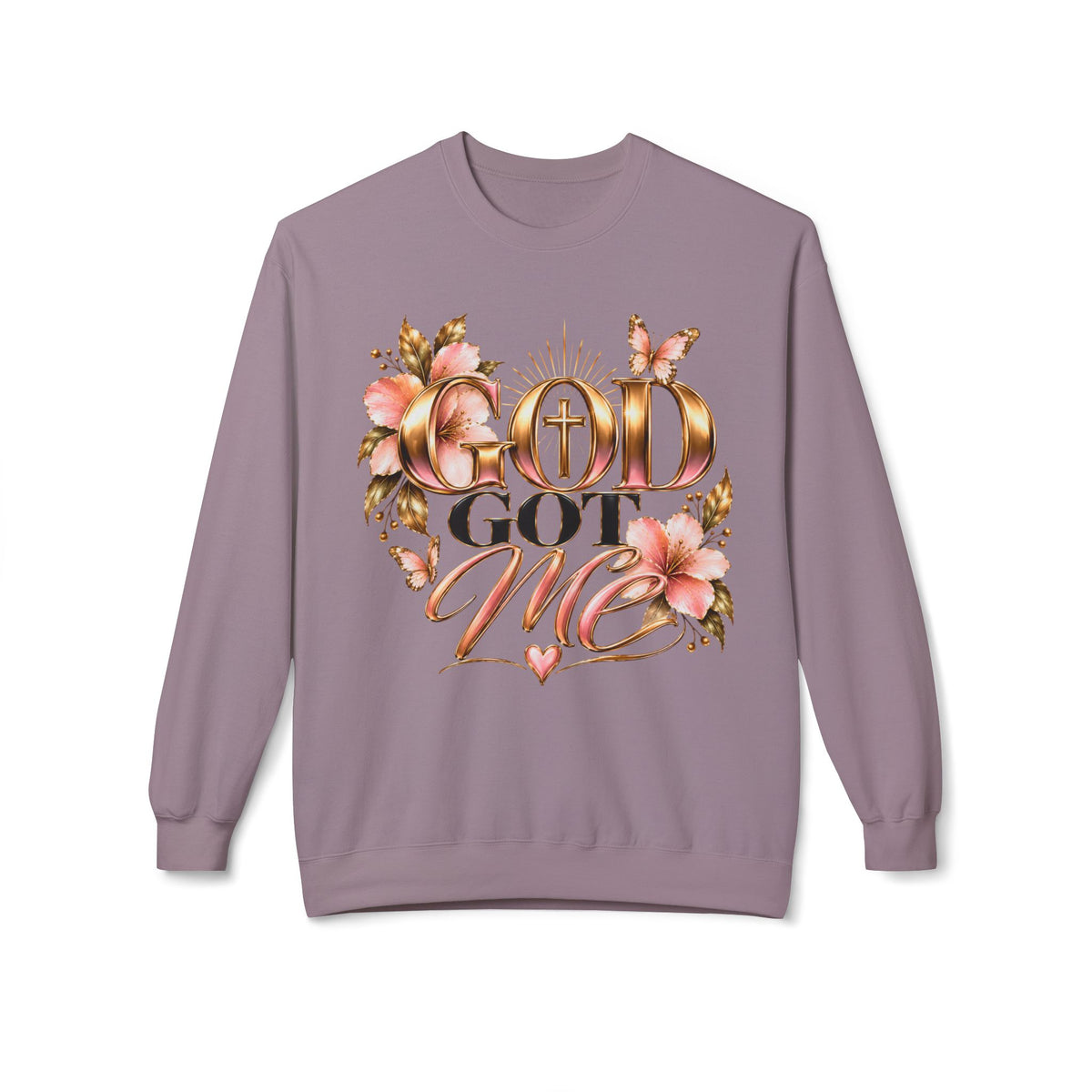 God Got Me Floral Crewneck Sweatshirt