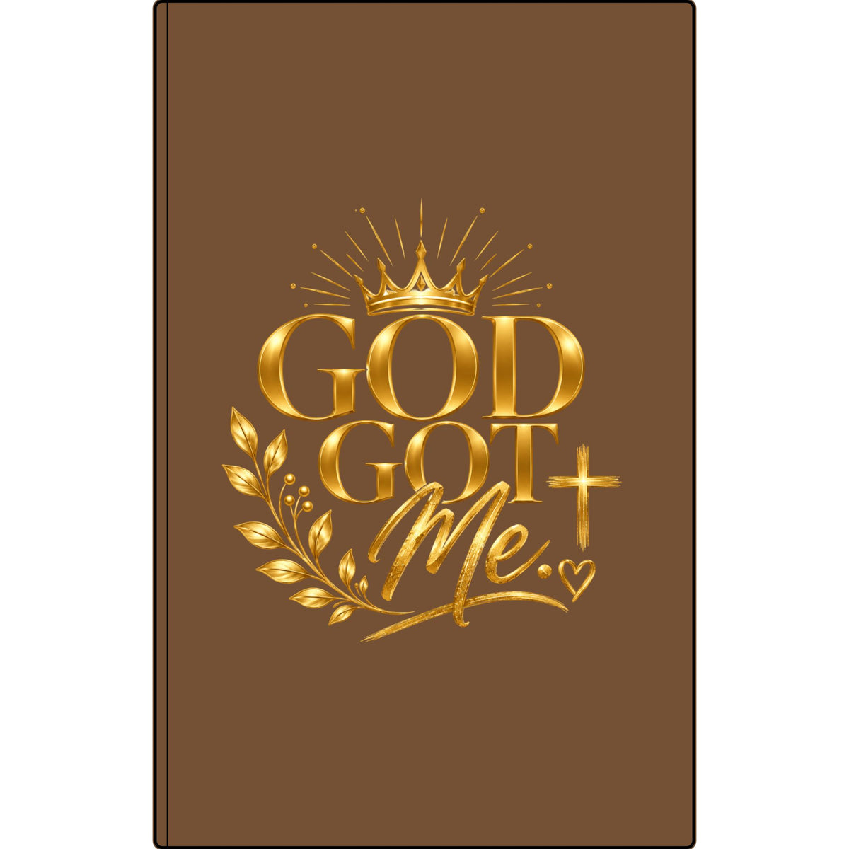 God Got Me Vegan Leather Journal