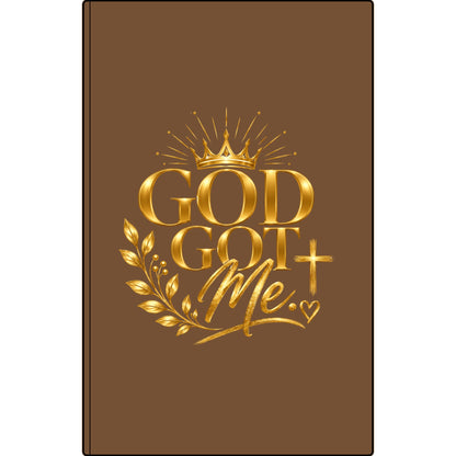 God Got Me Vegan Leather Journal