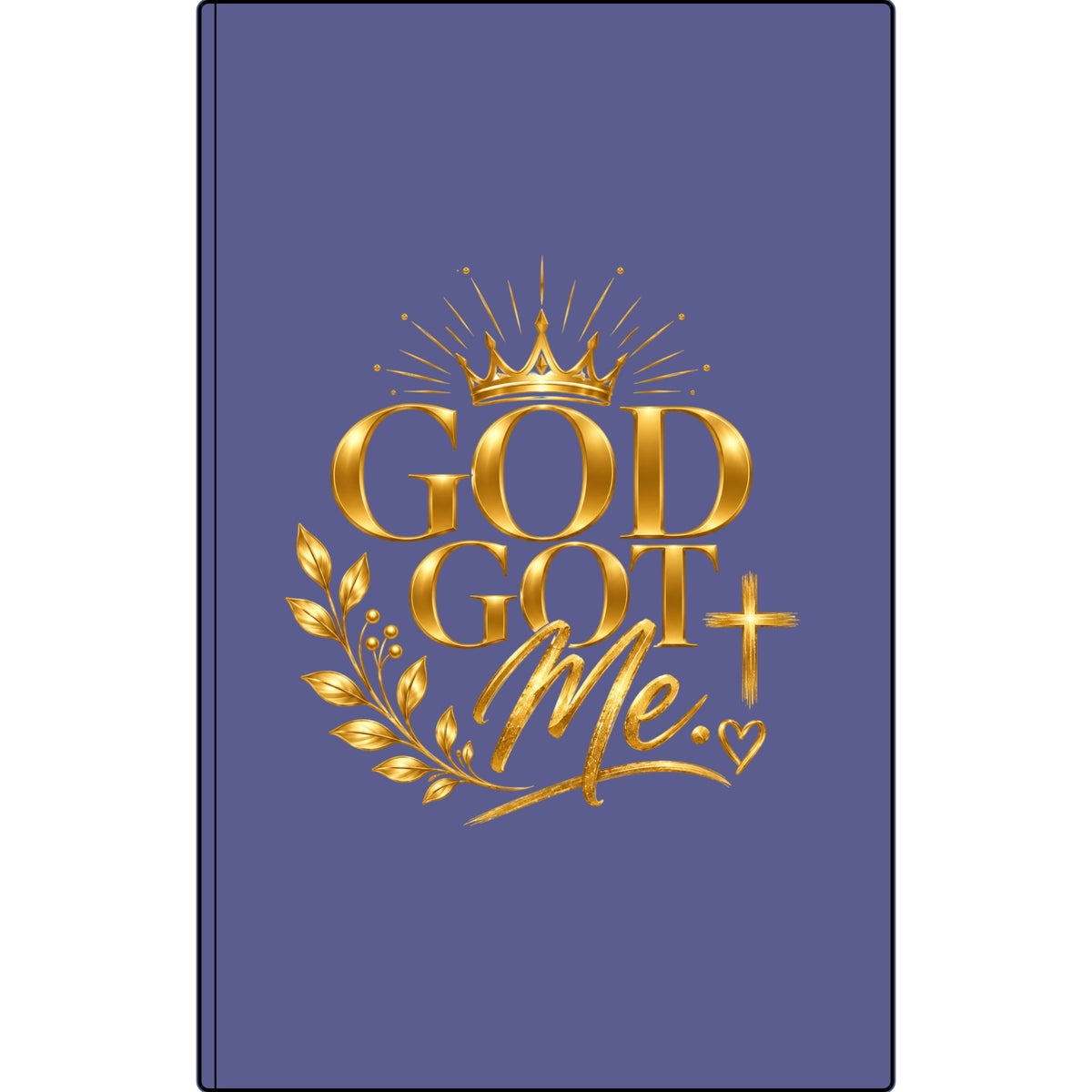 God Got Me Vegan Leather Journal