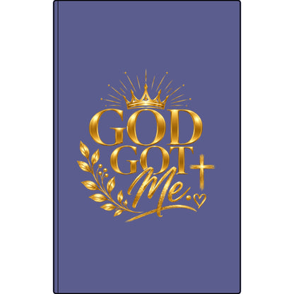 God Got Me Vegan Leather Journal