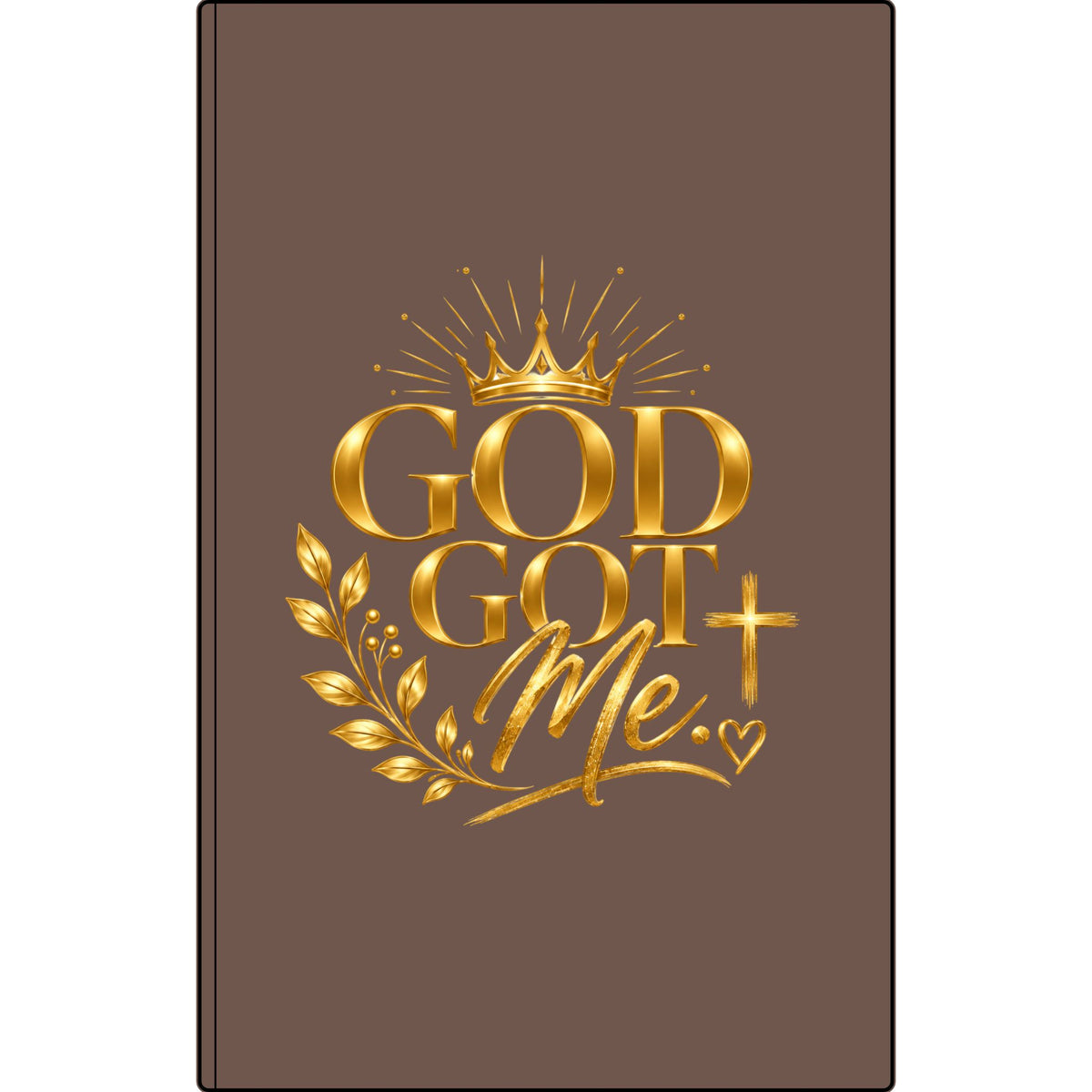 God Got Me Vegan Leather Journal