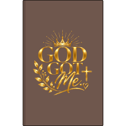 God Got Me Vegan Leather Journal