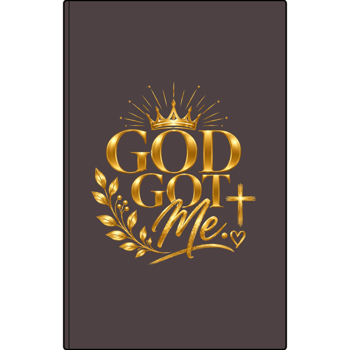 God Got Me Vegan Leather Journal