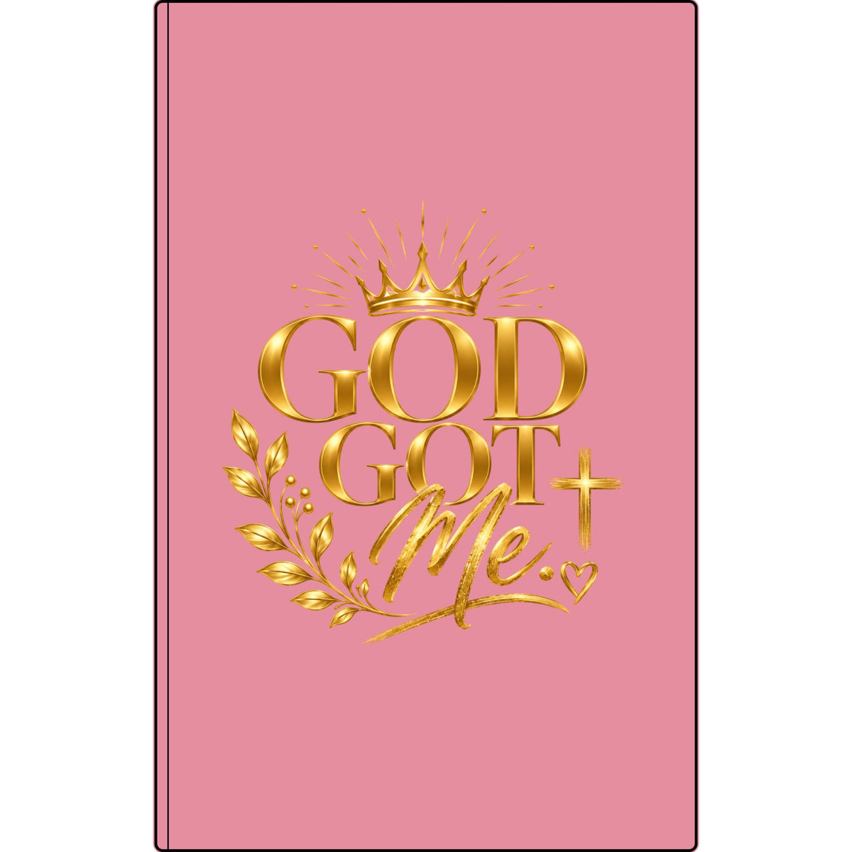 God Got Me Vegan Leather Journal