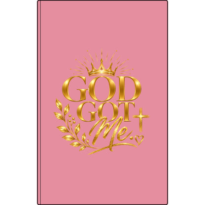 God Got Me Vegan Leather Journal
