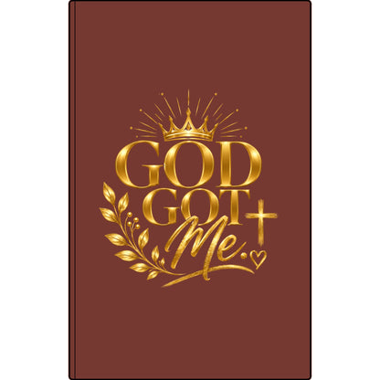 God Got Me Vegan Leather Journal