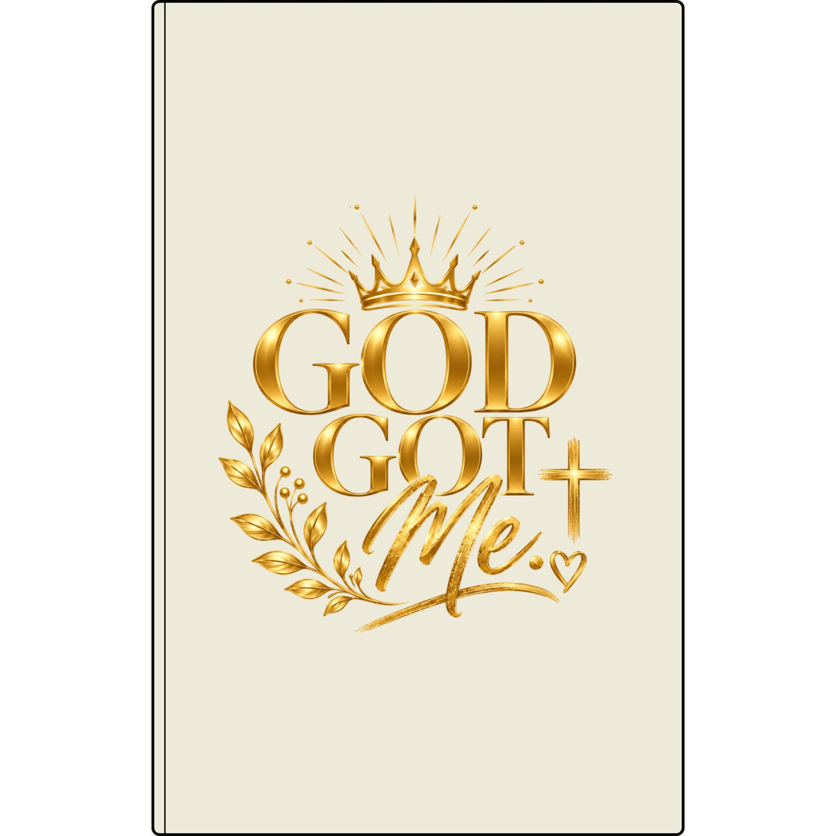God Got Me Vegan Leather Journal