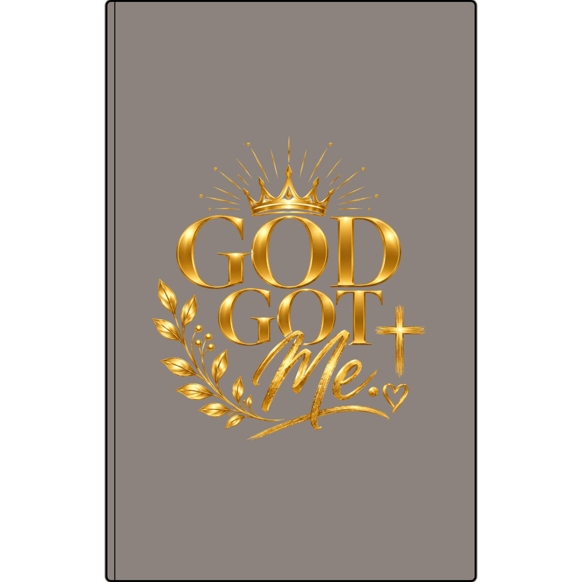 God Got Me Vegan Leather Journal