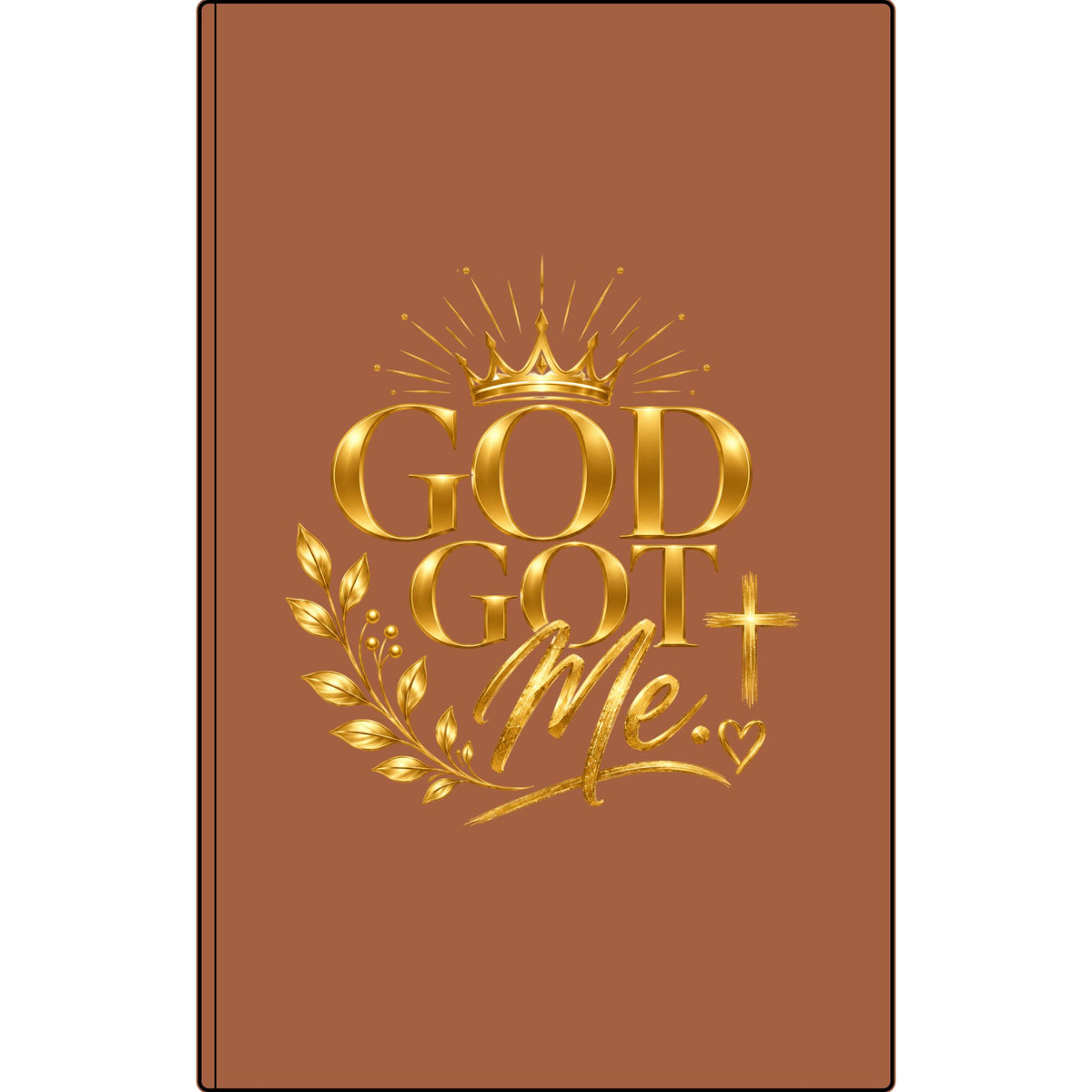 God Got Me Vegan Leather Journal